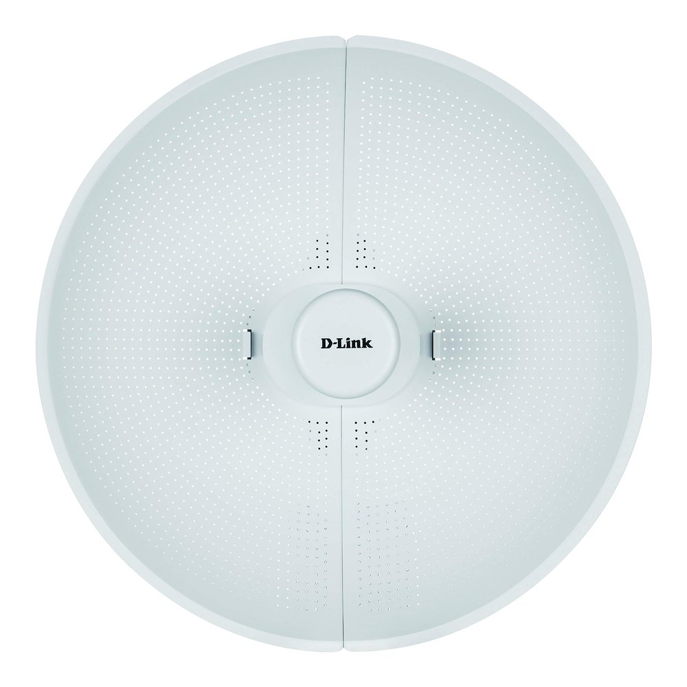 D-Link DAP-3712 20 km Long Range Wireless AC Bridge, Outdoor, IP66, 8 kV Surge Protection, Up to 20 km Distance, 802.11ac, Access Point, Wireless Client, TDMA, PoE, Includes PoE Injector