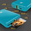 KODAK Step Instant Photo Printer, Zink 2x3 Color Sticky-Back Photos, Bluetooth Compatible with iOS & Android Devices, Editing App, Blue view 2