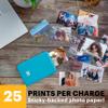 KODAK Step Instant Photo Printer, Zink 2x3 Color Sticky-Back Photos, Bluetooth Compatible with iOS & Android Devices, Editing App, Blue view 3