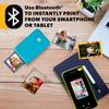 KODAK Step Instant Photo Printer, Zink 2x3 Color Sticky-Back Photos, Bluetooth Compatible with iOS & Android Devices, Editing App, Blue view 4