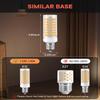 LUHMQ 3 Pack E12 LED Candelabra C7 Chandelier C37 Fan Light Bulbs Kx-2000 Bulbrite Replacement, 7W Equivalent to 70W Incandescent, 700LM AC120V (Warm White 3000K) view 3
