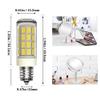 LED Bulbs 3 Pack Makeup Mirror Bulb Replacement for Cosmetic Vanity Makeup Mirror with Single Double Sided Lighted Magnification, Equivalent to 35W Incandescent Bulb 350LM AC120V(Daylight White 6000K) view 2