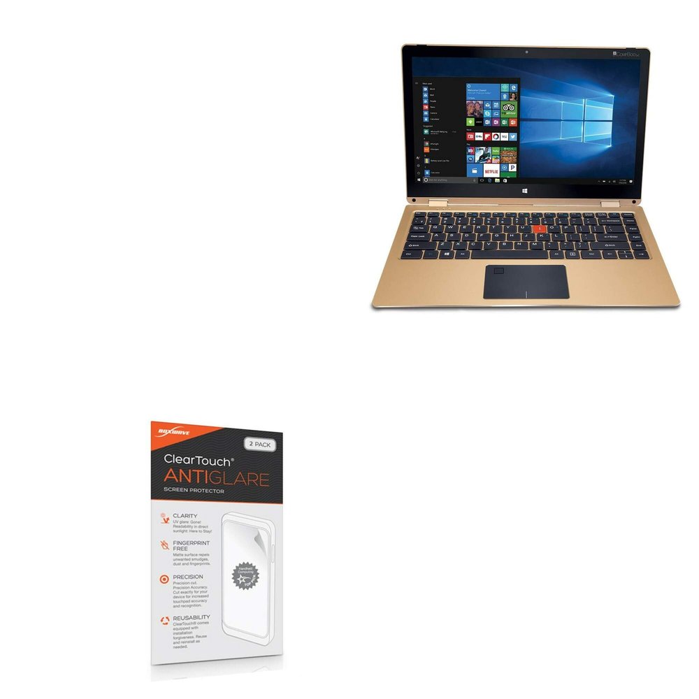 BoxWave Screen Protector Compatible with iBall CompBook Aer3 - ClearTouch Anti-Glare (2-Pack), Anti-Fingerprint Matte Film Skin