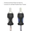RECOIL RCI217-2 99.99% Oxygen Free Copper 17ft 2-Channel RCA Audio Cable Twisted Pair with Noise Reduction 2 Pack view 4