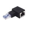 Kework 2 Pack Network RJ45 Extender, 90 Degree Left Angle Ethernet LAN RJ45 Male to Female Cable Extension Adapter Connector Coupler for Cat5 Cat5e view 2