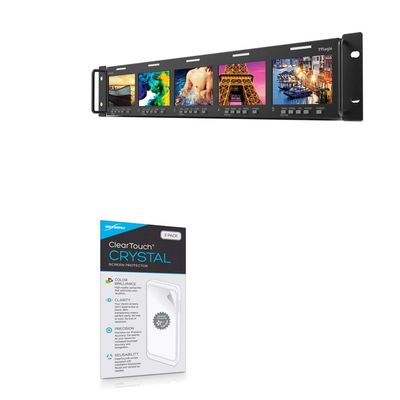 BoxWave Screen Protector Compatible with TVLogic RKM-535A - ClearTouch Crystal (2-Pack), HD Film Skin - Shields from Scratches