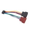 Fydun 16 Pin ISO Bus Female Harness Connector Adapter for Audio Stereo Wiring Harness view 1
