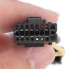 Fydun 16 Pin ISO Bus Female Harness Connector Adapter for Audio Stereo Wiring Harness view 3
