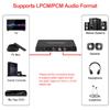192KHz Digital to Analog Audio Converter DAC with Volume Adjustable Remote Control 192KHz/24bit Digital Coaxial Toslink to Analog L/R RCA 3.5mm Audio for PS4 Xbox HDTV Blu-ray DVD Headphone AppleTV. view 2