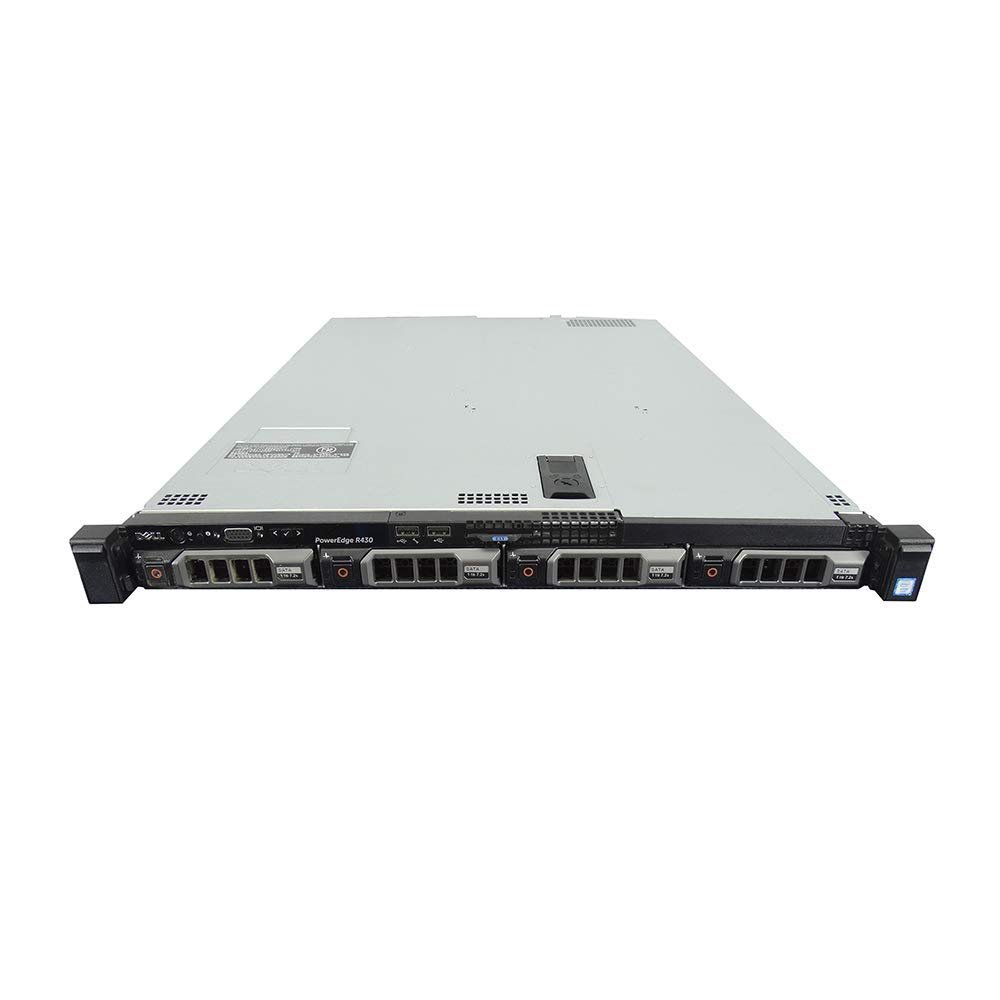 Dell PowerEdge R430 Server / 2X E5-2680 V4 2.4GHz = 28 Cores / 32GB RAM / H730 / 4X 6TB SAS (Renewed)
