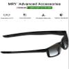 Mryok 2 Pair Replacement Earsocks Kit for Oakley Mainlink - Gray & Black view 3