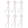 Wakauto 3-24V Buzzer Alarm Active Buzzer 6pcs Electronic Piezo Piezoelectric White Active Alarm Plastic Case 3-24V Electronic view 1