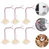 Wakauto 3-24V Buzzer Alarm Active Buzzer 6pcs Electronic Piezo Piezoelectric White Active Alarm Plastic Case 3-24V Electronic view 3