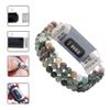 C&L Accessories Compatible with Fitbit Charge 3 Charge 4 Bands, Handmade Feminine Stretch Natural Stone Beaded Adjustable Bracelet Band for Women (Indian Agate) view 4