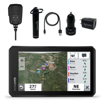 Wearable4U - Garmin Tread Powersport Offroad Navigator with Group Ride Radio and Power Pack Bundle