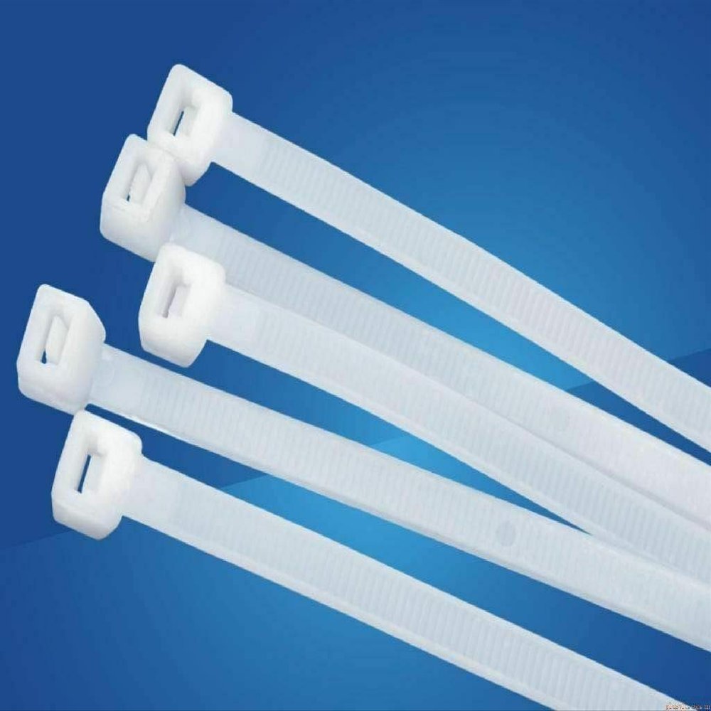 1000 PCS 120 Lbs 11" Natural Cable Wire Zip Nylon Tie Wrap 100pk