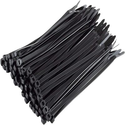 1000 PCS 40 Lbs 8" Anti UV Black Cable Wire Zip Nylon Tie Wrap 1000pk