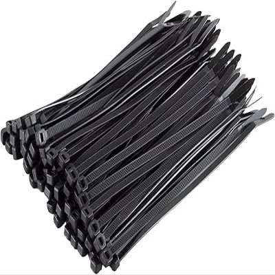 6000 PCS 40 Lbs 8" Anti UV Black Cable Wire Zip Nylon Tie Wrap 1000pk