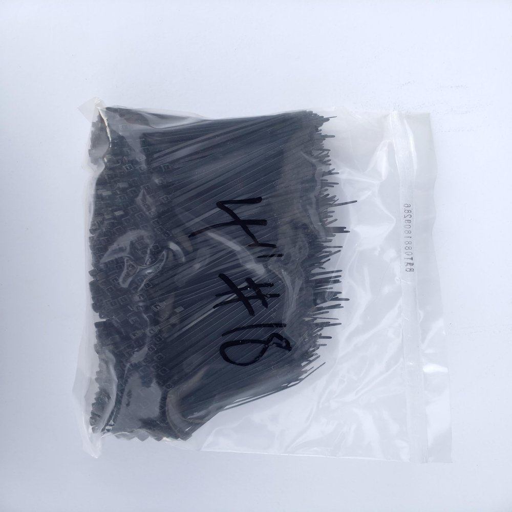 10000 PCS 18 Lbs 4" Anti UV Black Cable Wire Zip Nylon Tie Wrap 1000pk