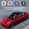 COLMO Model 3 Smart Ring Accessory for Tesla Model 3 Key Card Key Fob Replacement Ceramic RFID Smart Ring US 10Support Customization Fast Priority Delivery Worldwide (7mm US 10Blue) view 4