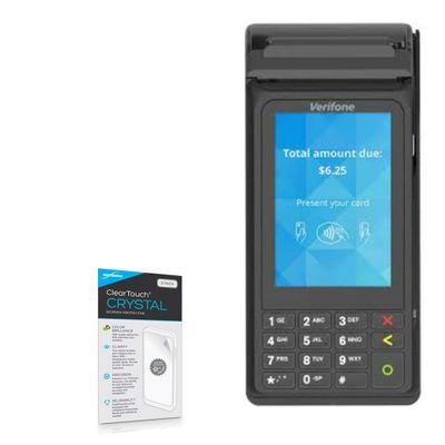 BoxWave Screen Protector Compatible with Verifone V240m Plus - ClearTouch Crystal (2-Pack), HD Film Skin - Shields from Scratches