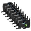 Cruxer 8 Pack Replacement for P-Touch TZe-315 TZ-315 6mm 0.23" White Text on Black Laminated Label Tape Compatible with Ptouch PT-D200 PT-D210 PT-D400 PT-D450 PT-D600 PT-H100 1230PC Label Maker view 1