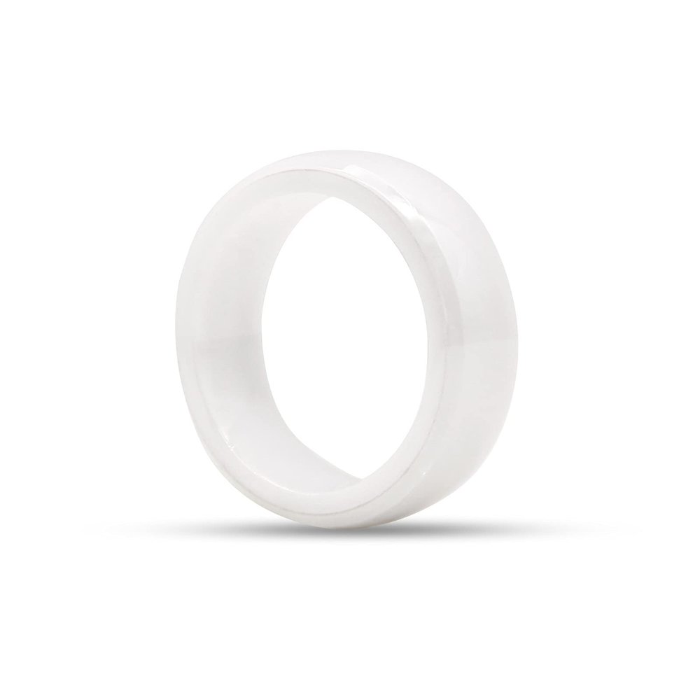 COLMO Model 3 Smart Ring Accessory for Tesla Model 3 Key Card Key Fob Replacement Ceramic RFID Smart Ring US 11Support Customization Fast Priority Delivery Worldwide (7mm US 10 White)