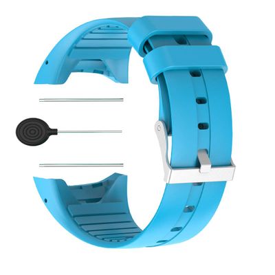 Huwokxix Watch Strap compatible with Polar M400,Adjustable Silicone Sports Strap Replacement Band for Polar M400 Smart Watch