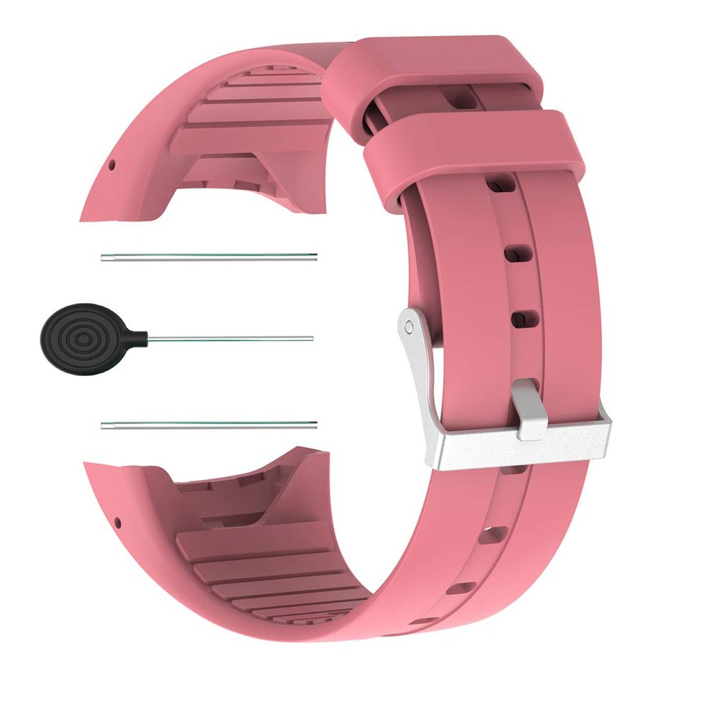Huwokxix Watch Strap compatible with Polar M400,Adjustable Silicone Sports Strap Replacement Band for Polar M400 Smart Watch