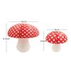TOYANDONA 2pcs Mushroom Shape Lanterns Decorative Hanging Festival Lanterns for Boys and Girls Birthday Parties Decor Lightweight Portable Cute Cartoon Design view 2