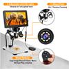 LCD Digital USB Microscope with 7" 1080P Screen, Coin & Soldering Microscope with 12MP Video Camera & 1200X, 32GB SD Card, Wired Remote 10 LED Lights for Kids/Adults, Windows/Mac Compatible view 2