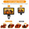 LCD Digital USB Microscope with 7" 1080P Screen, Coin & Soldering Microscope with 12MP Video Camera & 1200X, 32GB SD Card, Wired Remote 10 LED Lights for Kids/Adults, Windows/Mac Compatible view 3