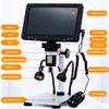 LCD Digital USB Microscope with 7" 1080P Screen, Coin & Soldering Microscope with 12MP Video Camera & 1200X, 32GB SD Card, Wired Remote 10 LED Lights for Kids/Adults, Windows/Mac Compatible view 4