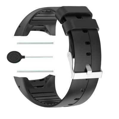Huwokxix Watch Strap compatible with Polar M400,Adjustable Silicone Sports Strap Replacement Band for Polar M400 Smart Watch