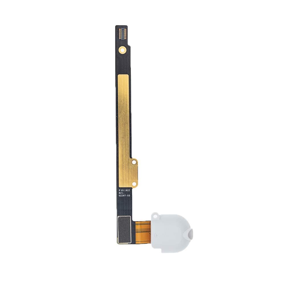 Best Shopper - Replacement Headphone Jack with Flex Cable for Apple iPad 7 (2019) / iPad 8 (2020) 10.2'' - White (Cellular Version)
