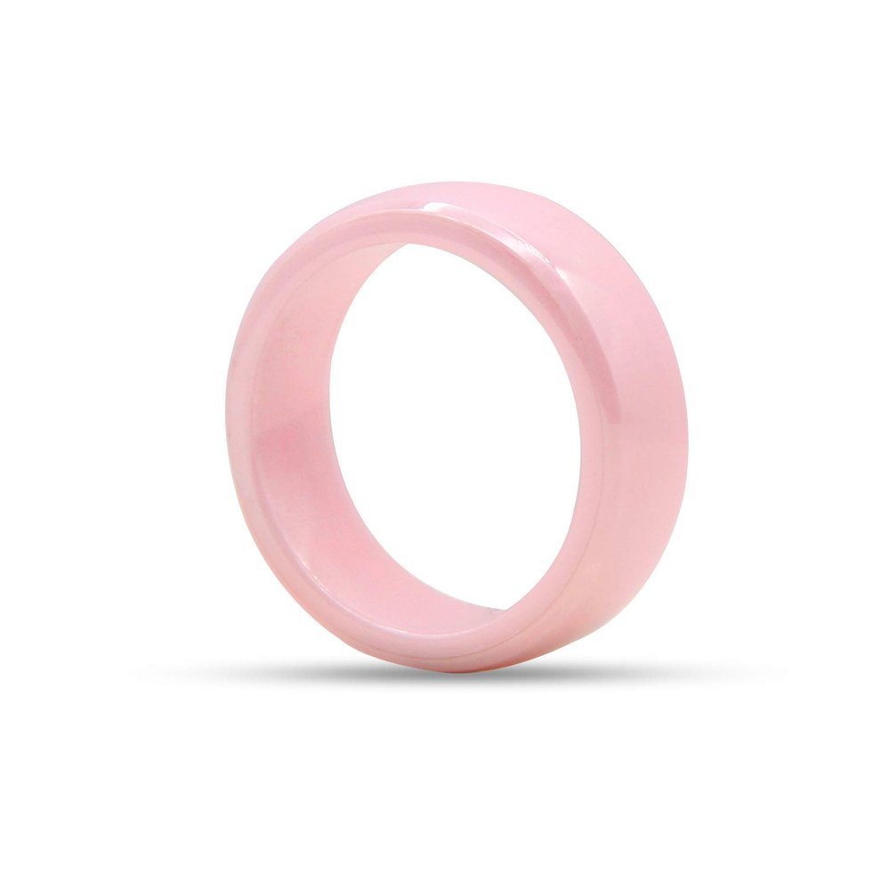 COLMO Model 3 Smart Ring Accessory for Tesla Model 3 Key Card Key Fob Replacement Ceramic RFID Smart Ring US 9Support Customization Fast Priority Delivery Worldwide (7mm US 9Pink)