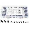 IEUYO Silicone Universal Anti Dust Cover Plug Kit Stopper Cap for USB C/A Micro USB Lightning Ethernet HDMI DP Computer PC Laptops Phones Audio Devices Electronics Black 11Sizes 110Pcs view 1