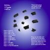IEUYO Silicone Universal Anti Dust Cover Plug Kit Stopper Cap for USB C/A Micro USB Lightning Ethernet HDMI DP Computer PC Laptops Phones Audio Devices Electronics Black 11Sizes 110Pcs view 2