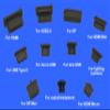 IEUYO Silicone Universal Anti Dust Cover Plug Kit Stopper Cap for USB C/A Micro USB Lightning Ethernet HDMI DP Computer PC Laptops Phones Audio Devices Electronics Black 11Sizes 110Pcs view 3