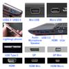 IEUYO Silicone Universal Anti Dust Cover Plug Kit Stopper Cap for USB C/A Micro USB Lightning Ethernet HDMI DP Computer PC Laptops Phones Audio Devices Electronics Black 11Sizes 110Pcs view 4