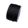 US Ropes Tactical Nylon Micro Cord 1.18mm X 125ft Lightweight Braided Cord (3/64" Diameter) on Spool Camping Boating Home Fishing Garden Jewelry 90lb Test Breaking Load (Black) view 1