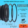 Kenko Camera Lens Protection Filter PRO1D+ Instant Action UV L41 Set 67mm, Magnetic Filter, Multi-Coated, Magnetic Adapter Ring Included view 3