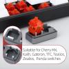 RunJRX YIMAGUJRX 32 Switches Acrylic Lube Station,Keyboard Lube Kit,Switch Opener,Switch Lube,Switch Puller,Keycap Puller,Switch Lube Tool for Custom Mechanical Keyboard (12Pcs) view 3