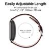 KiniWell Sport Strap for Fitbit Sense/Versa 3,Fashion Soft Leather Straps Adjustable Wrist for 5.5-7.8 inch for Women Men Replacement Smartwatch Wristband with Buckle - Coffee view 2