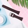 KiniWell Sport Strap for Fitbit Sense/Versa 3,Fashion Soft Leather Straps Adjustable Wrist for 5.5-7.8 inch for Women Men Replacement Smartwatch Wristband with Buckle - Coffee view 3