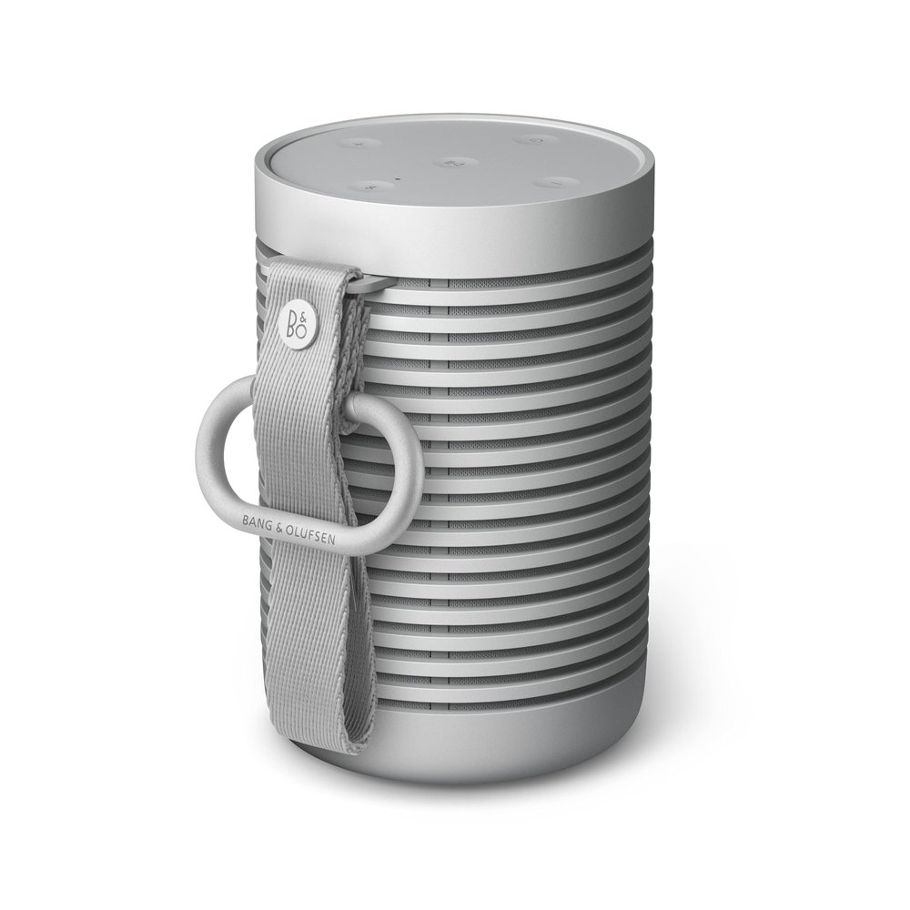 Bang & Olufsen Beosound Explore - Wireless Portable Outdoor Bluetooth Speaker, IP 67 Dustproof and Waterproof, Grey Mist