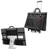CURMIO Tote Bag with Rubber Handle, Rolling Carrying Bag with Wheels Compatible with Apple iMac 21.5 inch Desktop Computer, Patented Design view 1
