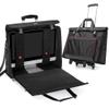 CURMIO Tote Bag with Rubber Handle, Rolling Carrying Bag with Wheels Compatible with Apple iMac 21.5 inch Desktop Computer, Black, Patented Design view 2