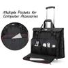 CURMIO Tote Bag with Rubber Handle, Rolling Carrying Bag with Wheels Compatible with Apple iMac 21.5 inch Desktop Computer, Black, Patented Design view 4