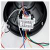 Rockville Pair MS81 8" Metal 70V/25V Commercial Ceiling Speakers, 20W RMS 8-Ohm Bypass, 70Hz-20kHz, Volume Knob, for Background Music and Paging view 3